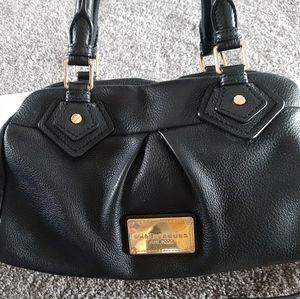 Marc Jacobs black leather crossbody and handbag